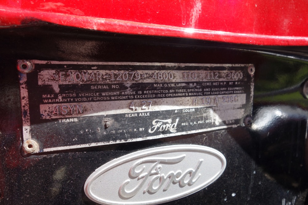 Used 1954 Ford Pickup -F100 -FATHER AND SON FRAME OFF RESTORED 2007- SEE VIDEO | Mundelein, IL