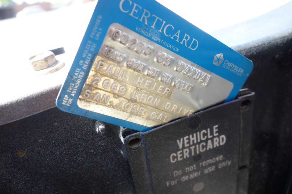Used 1966 Chrysler 300 -ORIGINAL BLACK PLATE CALIFORNIA CLASSIC- SEE VIDEO | Mundelein, IL