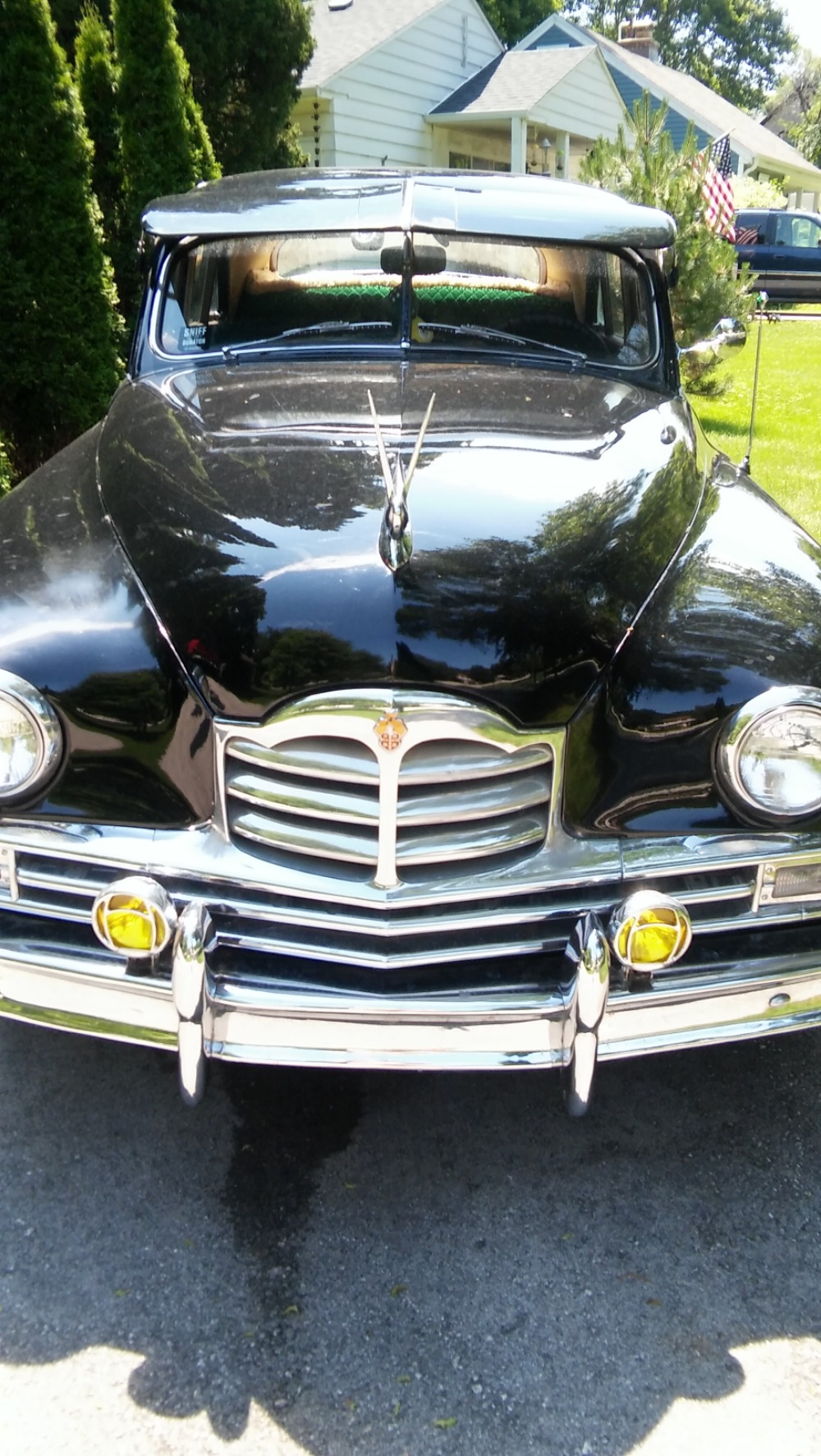 Used 1950 Packard Super 8 - RARE FULTON SUN VISOR AND CORMORANT ORNAMENT - | Mundelein, IL