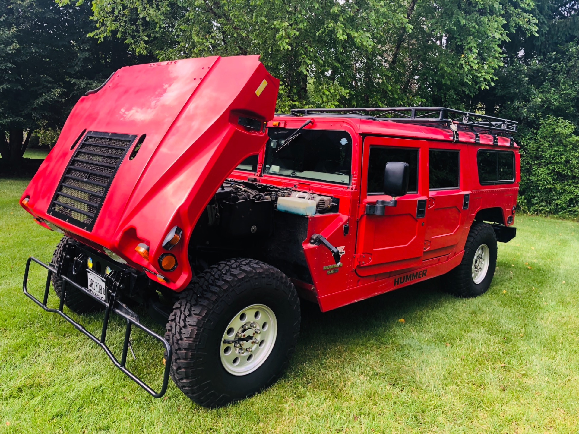 Used 1997 Hummer H1 -DUAL SKYLIGHTS-80k MILES TWIN TURBO DIESEL LUGGAGE RACK-CLEAN-SEE VID | Mundelein, IL