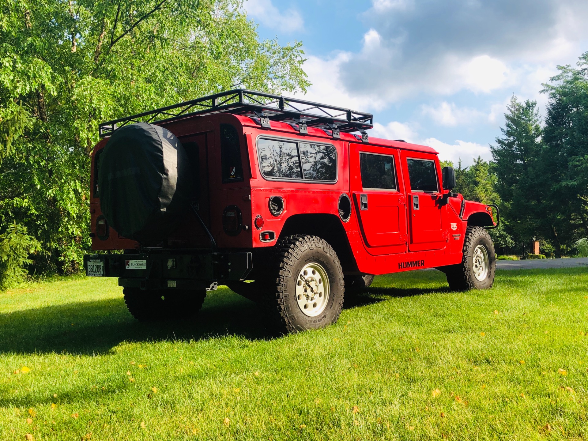 Used 1997 Hummer H1 -DUAL SKYLIGHTS-80k MILES TWIN TURBO DIESEL LUGGAGE RACK-CLEAN-SEE VID | Mundelein, IL
