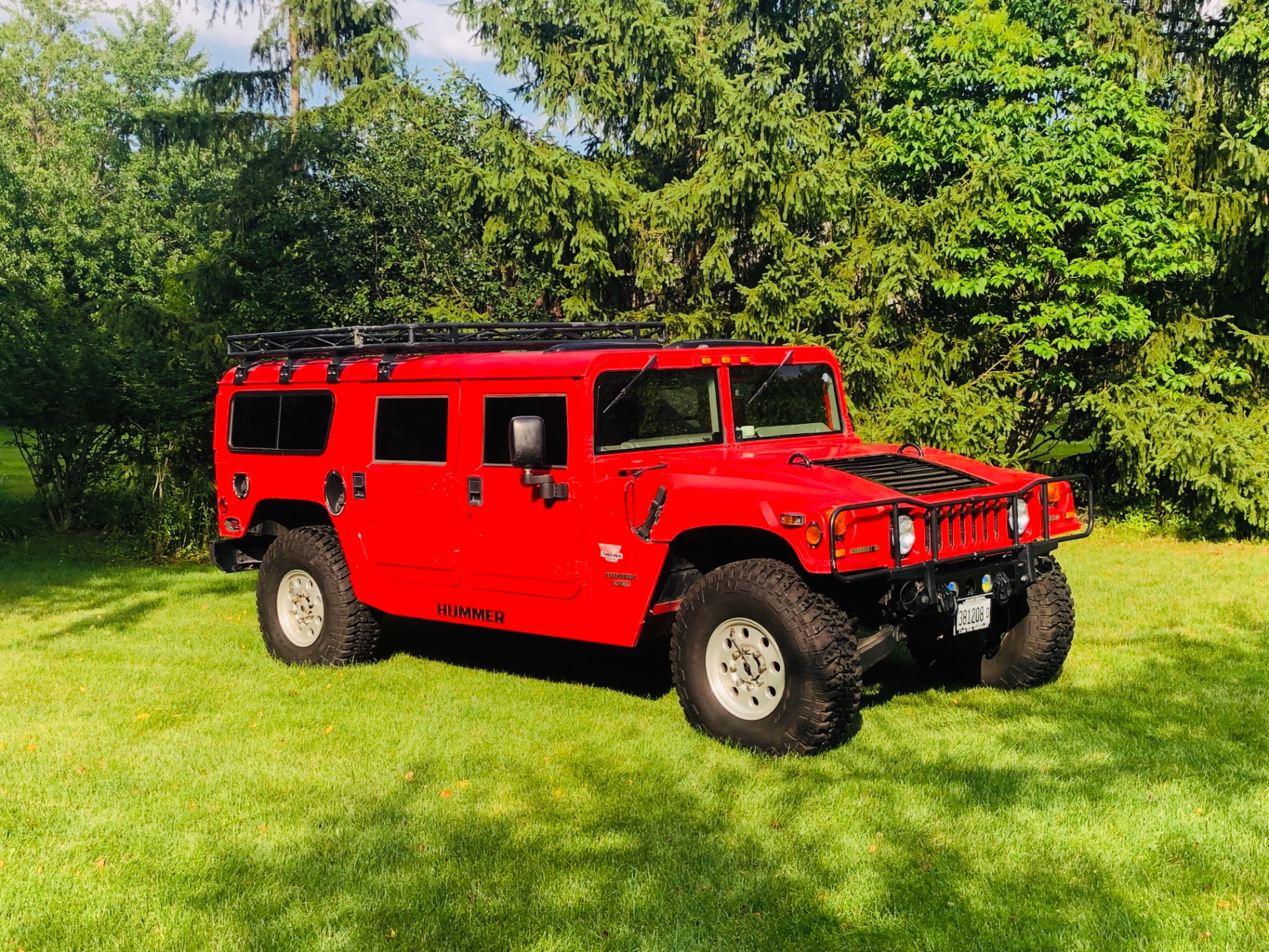 Used 1997 Hummer H1 -DUAL SKYLIGHTS-80k MILES TWIN TURBO DIESEL LUGGAGE RACK-CLEAN-SEE VID | Mundelein, IL