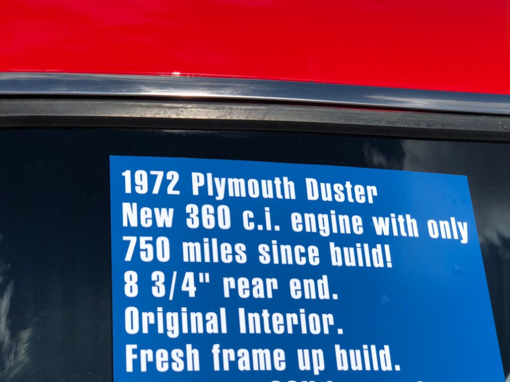 Used 1972 Plymouth Duster -NO HAGGLE BUY IT NOW-RESTORED-EASY FINANCING-SEE VIDEO | Mundelein, IL