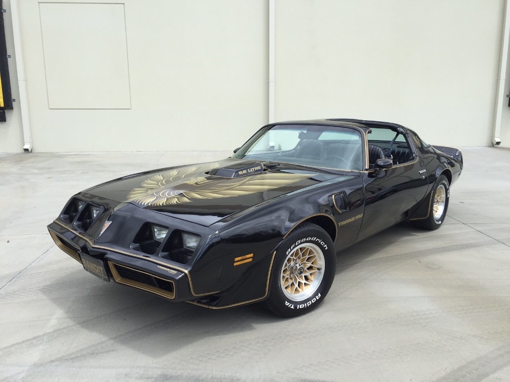 Golden Pontiac Firebird