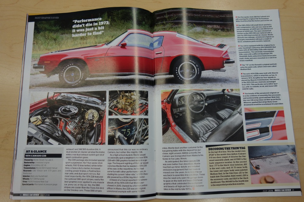 Used 1974 Chevrolet Camaro - Z28 -PRICE DROP - ORIGINAL SURVIVOR 16,900 DOCUMENTED MILES-VIDEO | Mundelein, IL