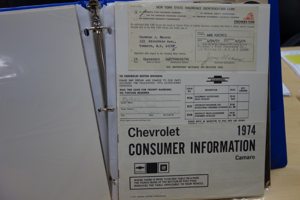Used 1974 Chevrolet Camaro - Z28 -PRICE DROP - ORIGINAL SURVIVOR 16,900 DOCUMENTED MILES-VIDEO | Mundelein, IL