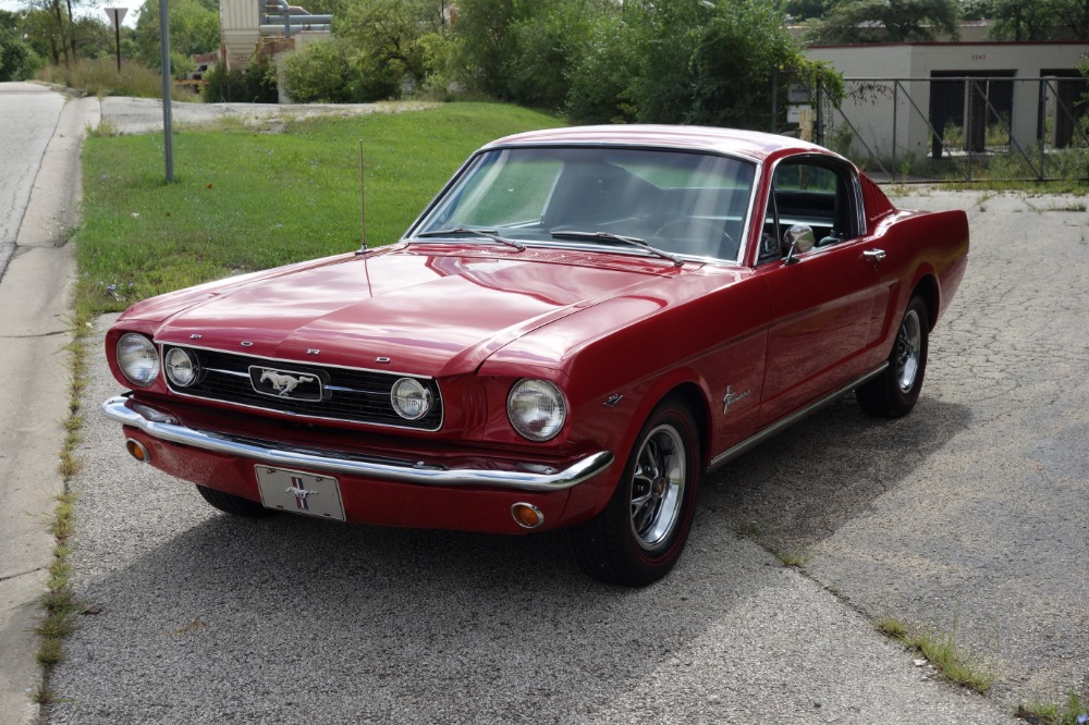 Used 1966 Ford Mustang -MAKE OFFER-FASTBACK-REAL RED CAR-351/AUTO-WITH COLD A/C-SEE VIDEO | Mundelein, IL