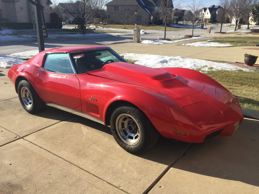 Used 1975 Chevrolet Corvette -THIS LITTLE RED VETTE SCREAMS POWER-BIG BLOCK 454 | Mundelein, IL
