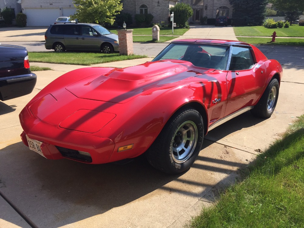 Used 1975 Chevrolet Corvette -THIS LITTLE RED VETTE SCREAMS POWER-BIG BLOCK 454 | Mundelein, IL
