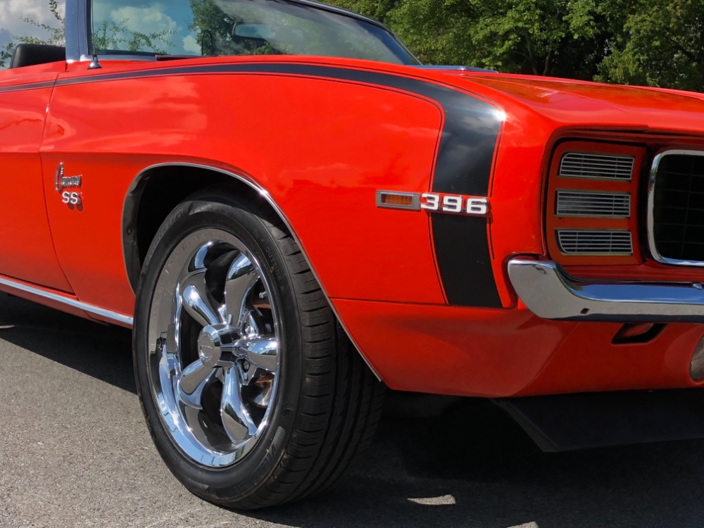 Used 1969 Chevrolet Camaro -RS/SS-Trim X11-Factory Code 72-Hugger Orange Convertible-SEE VIDEO | Mundelein, IL