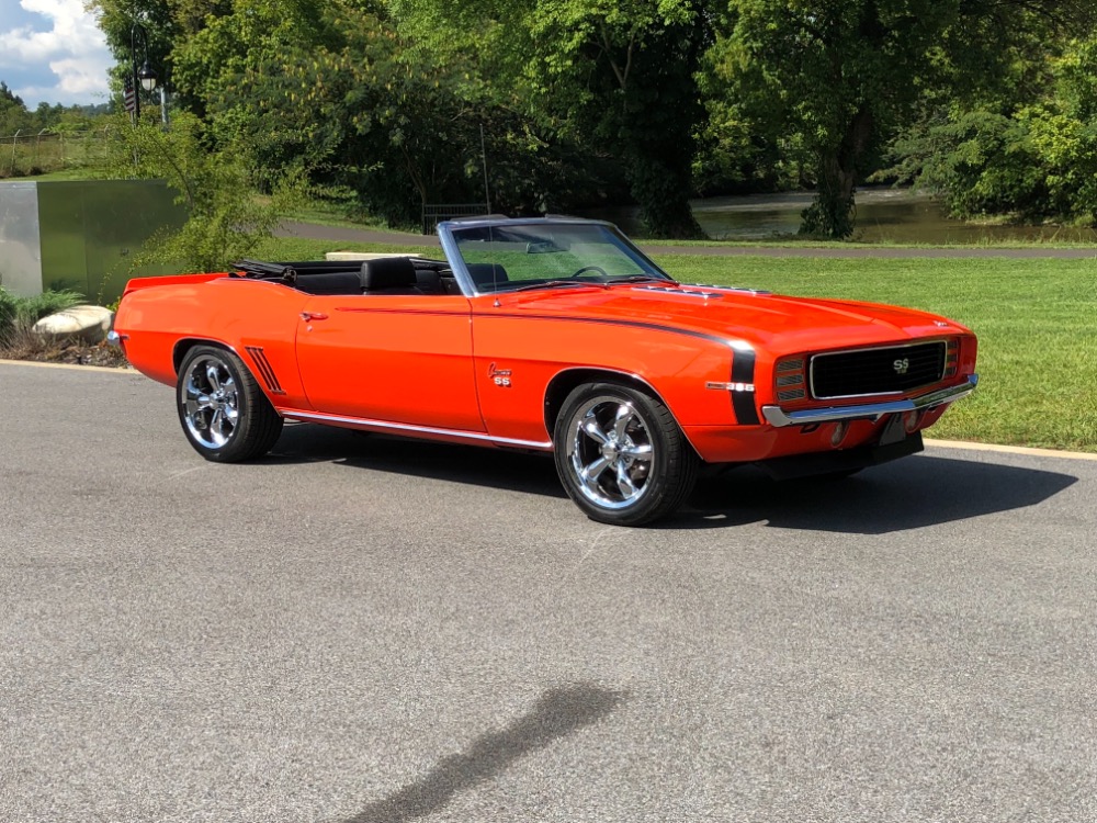 Used 1969 Chevrolet Camaro -RS/SS-Trim X11-Factory Code 72-Hugger Orange Convertible-SEE VIDEO | Mundelein, IL