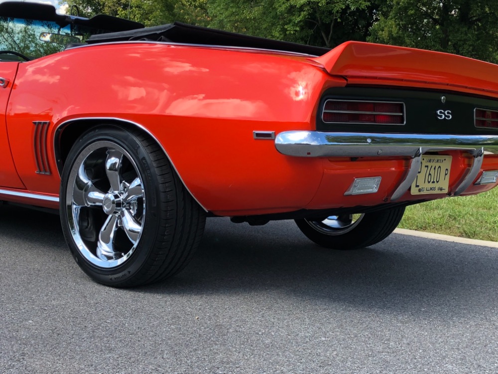 Used 1969 Chevrolet Camaro -RS/SS-Trim X11-Factory Code 72-Hugger Orange Convertible-SEE VIDEO | Mundelein, IL