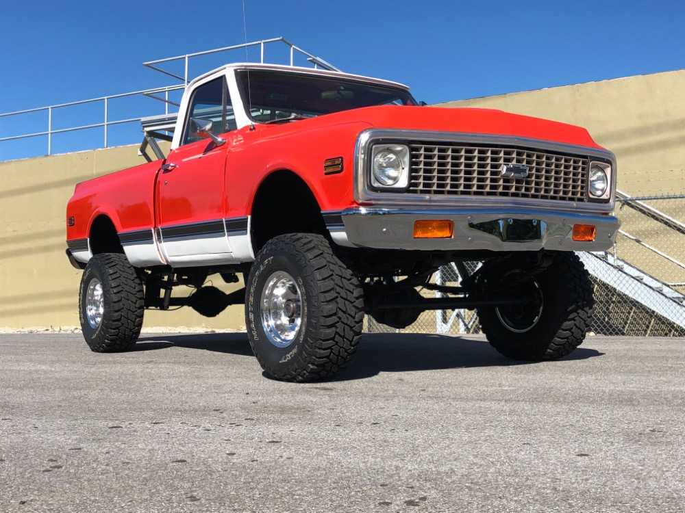 Used 1972 Chevrolet Pickup -K10-SWB HUGGER ORANGE 4x4-FRAME OFF RESTORED-SHORT BED- | St. Petersburg, FL