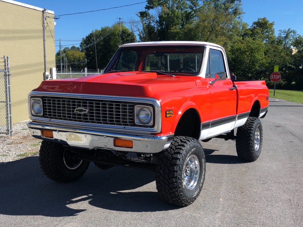 Used 1972 Chevrolet Pickup -K10-SWB HUGGER ORANGE 4x4-FRAME OFF RESTORED-SHORT BED- | St. Petersburg, FL