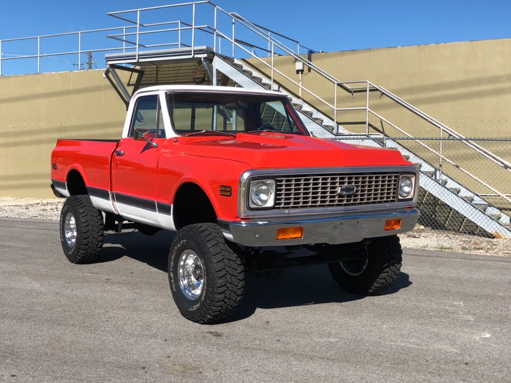 Used 1972 Chevrolet Pickup -K10-SWB HUGGER ORANGE 4x4-FRAME OFF RESTORED-SHORT BED- | St. Petersburg, FL