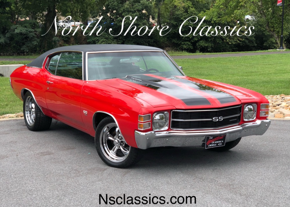 Used 1971 Chevrolet Chevelle -SS454/ 4 WHEEL DISC/12 BOLT/PS-NEW PAINT-RELIABLE MUSCLE CAR- SEE VIDEO | Mundelein, IL