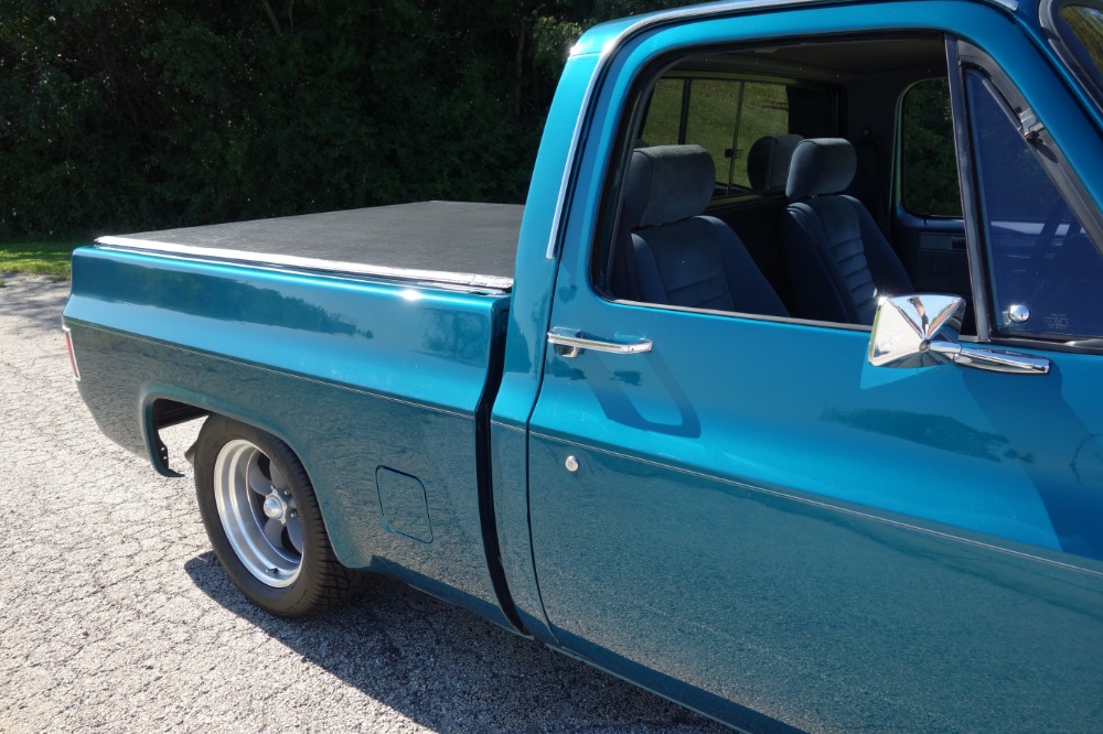 Used 1987 Chevrolet Pickup -C-10 - DARK TEAL PICKUP -RIDE TECH SUSPENSION- FUEL INJECTED- SEE VIDEO | Mundelein, IL
