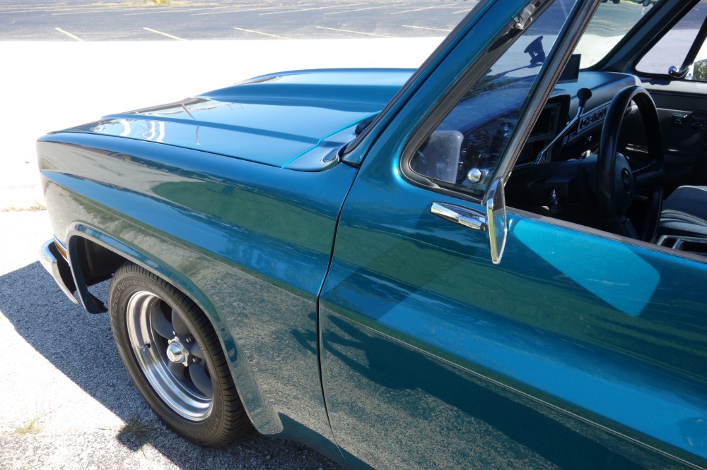 Used 1987 Chevrolet Pickup -C-10 - DARK TEAL PICKUP -RIDE TECH SUSPENSION- FUEL INJECTED- SEE VIDEO | Mundelein, IL