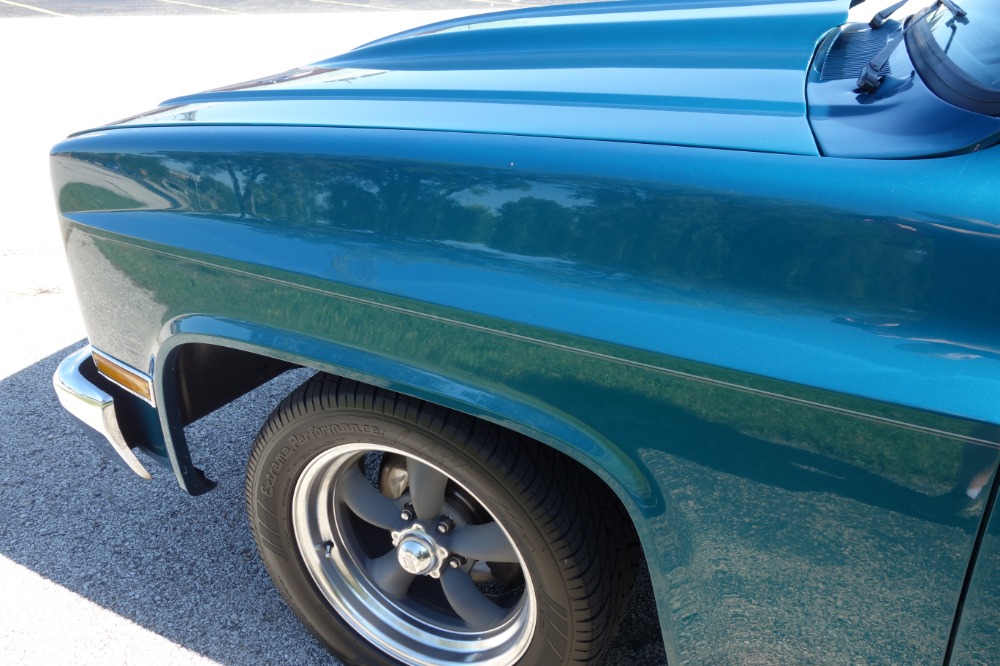 Used 1987 Chevrolet Pickup -C-10 - DARK TEAL PICKUP -RIDE TECH SUSPENSION- FUEL INJECTED- SEE VIDEO | Mundelein, IL