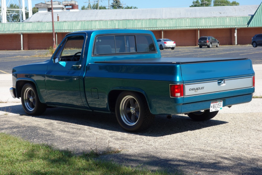 Used 1987 Chevrolet Pickup -C-10 - DARK TEAL PICKUP -RIDE TECH SUSPENSION- FUEL INJECTED- SEE VIDEO | Mundelein, IL