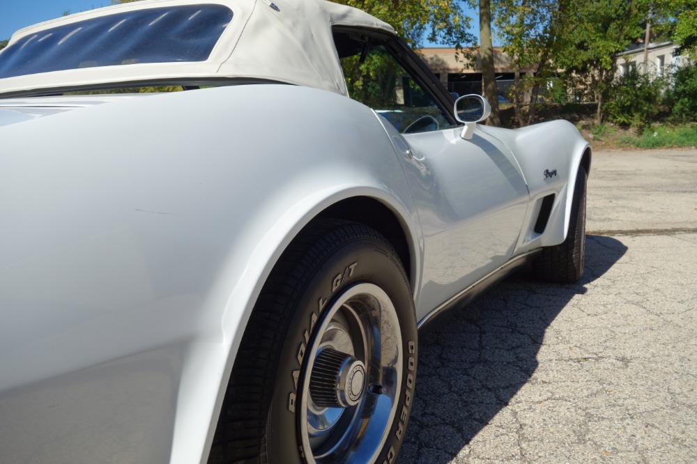 Used 1975 Chevrolet Corvette -WHITE ON WHITE CONVERTIBLE SUMMER FUN- SEE VIDEO | Mundelein, IL