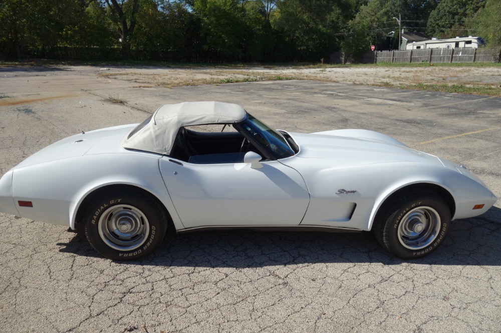 Used 1975 Chevrolet Corvette -WHITE ON WHITE CONVERTIBLE SUMMER FUN- SEE VIDEO | Mundelein, IL