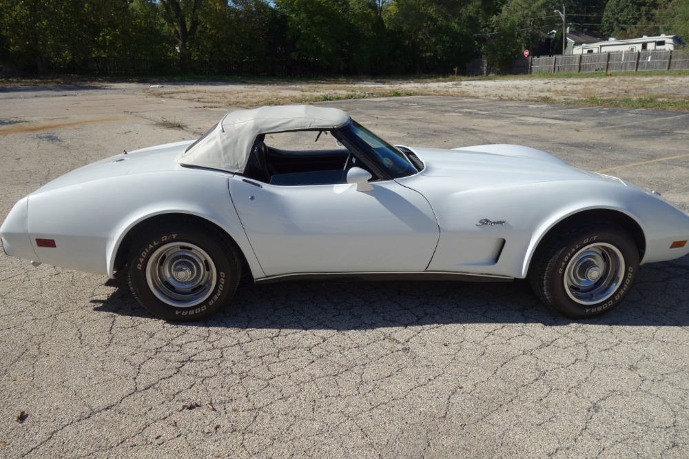 Used 1975 Chevrolet Corvette -WHITE ON WHITE CONVERTIBLE SUMMER FUN- SEE VIDEO | Mundelein, IL