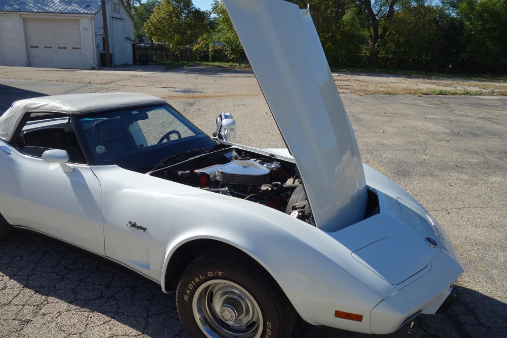 Used 1975 Chevrolet Corvette -WHITE ON WHITE CONVERTIBLE SUMMER FUN- SEE VIDEO | Mundelein, IL