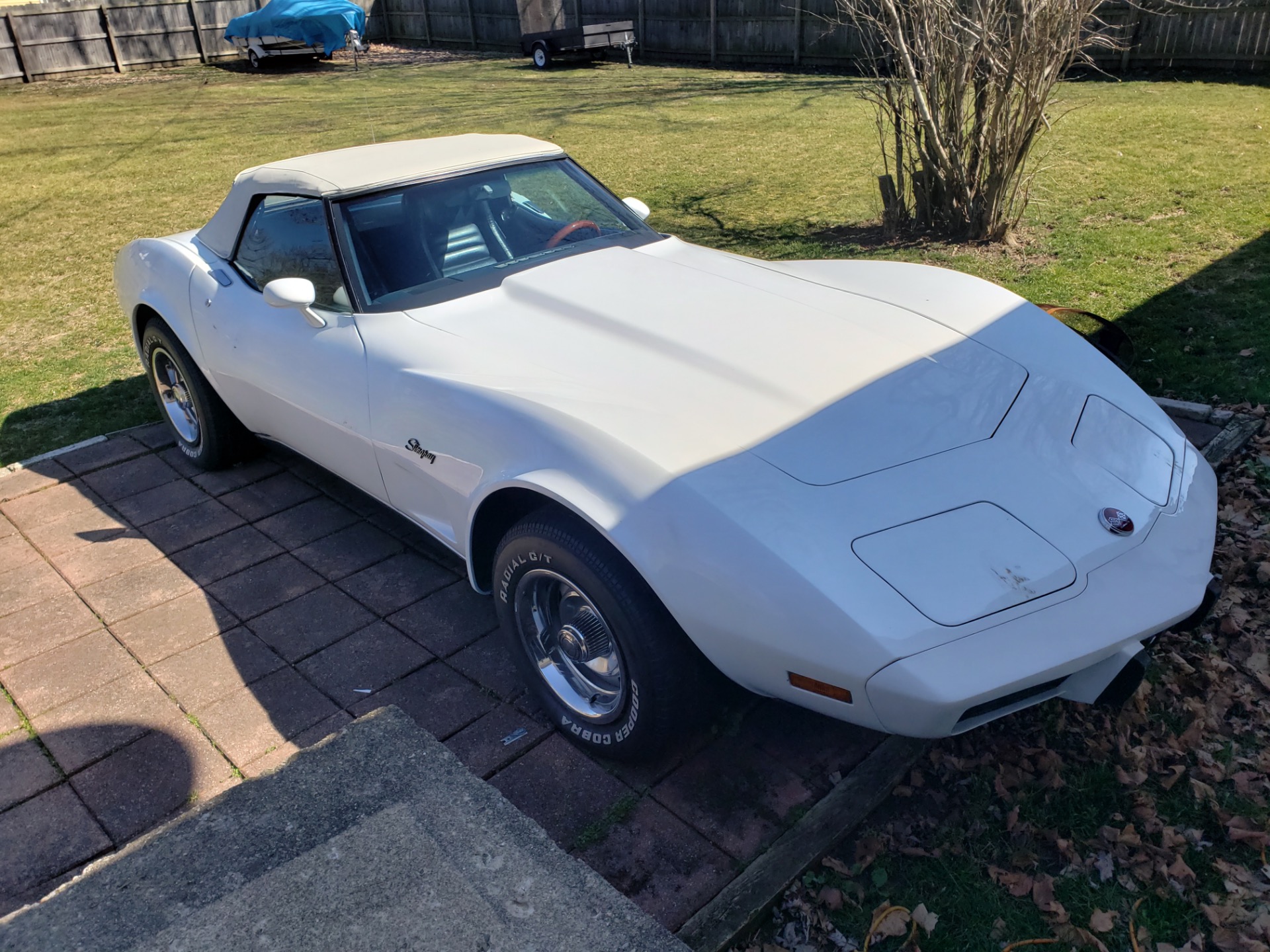 Used 1975 Chevrolet Corvette -WHITE ON WHITE CONVERTIBLE SUMMER FUN- SEE VIDEO | Mundelein, IL