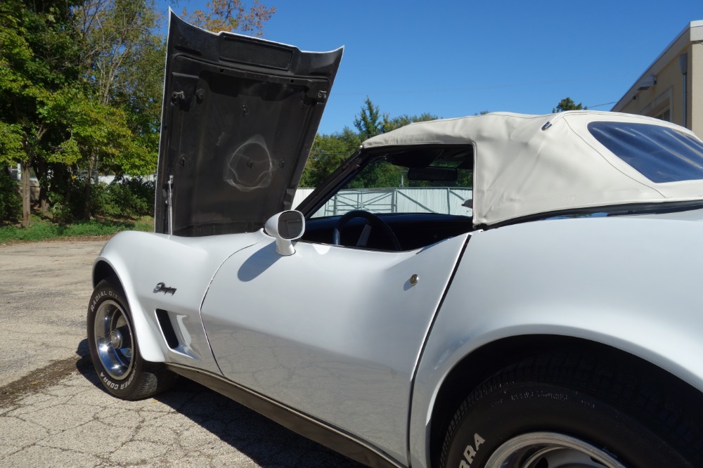 Used 1975 Chevrolet Corvette -WHITE ON WHITE CONVERTIBLE SUMMER FUN- SEE VIDEO | Mundelein, IL