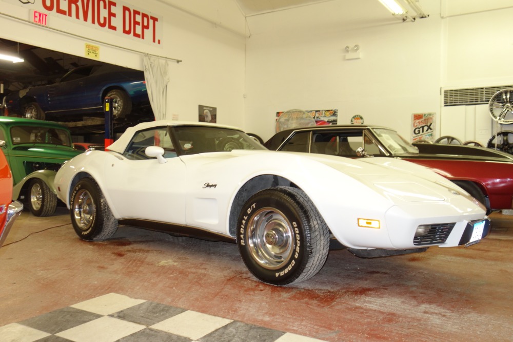 Used 1975 Chevrolet Corvette -WHITE ON WHITE CONVERTIBLE SUMMER FUN- SEE VIDEO | Mundelein, IL