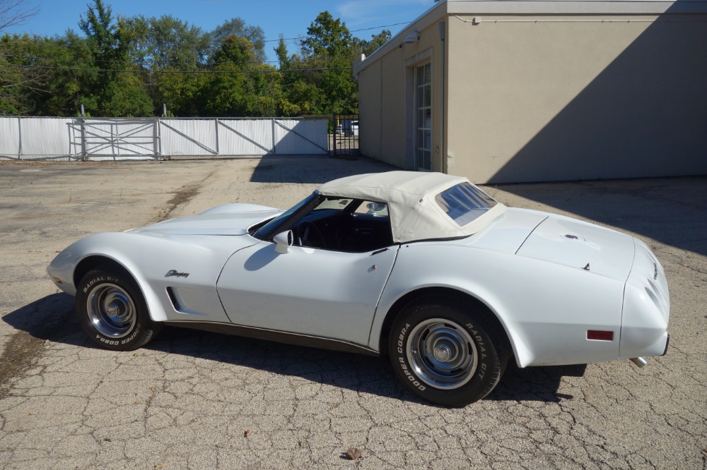 Used 1975 Chevrolet Corvette -WHITE ON WHITE CONVERTIBLE SUMMER FUN- SEE VIDEO | Mundelein, IL