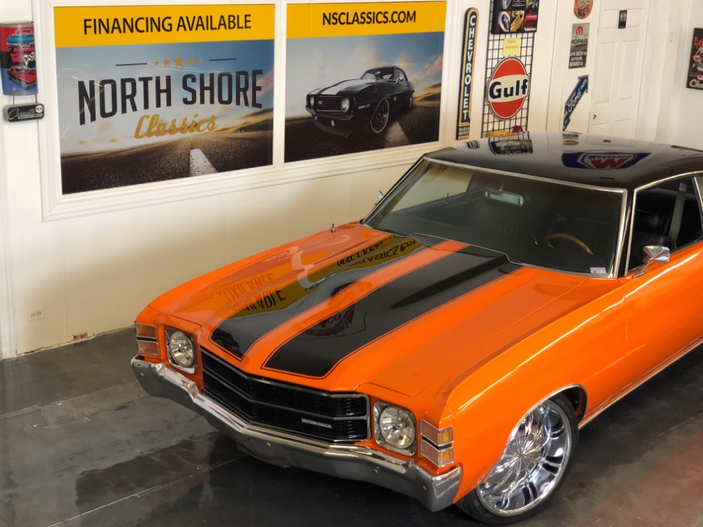 Used 1971 Chevrolet Chevelle -RESTORED 2015-HUGGER ORANGE-PRO TOUR LOOK-REAL NICE PAINT- SEE VIDEO | Mundelein, IL