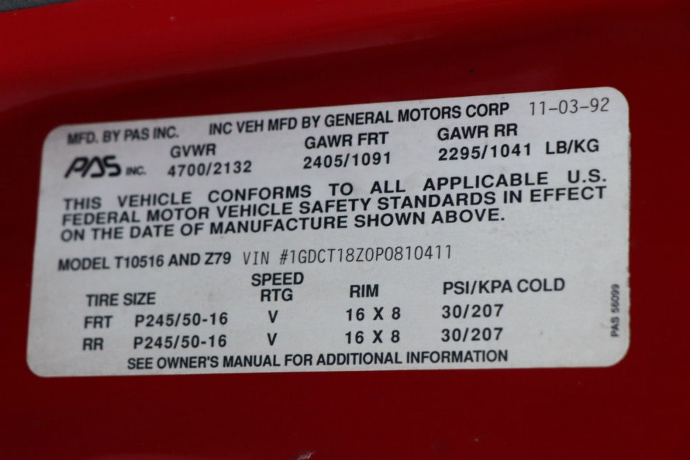 Used 1993 GMC Typhoon -Only 45k Original Miles-Bone stock-No Mods-Turbo | Mundelein, IL