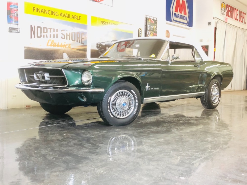 Used 1967 Ford Mustang 289 C Code Power Top/PS Automatic Highland Green-VIDEO | Mundelein, IL