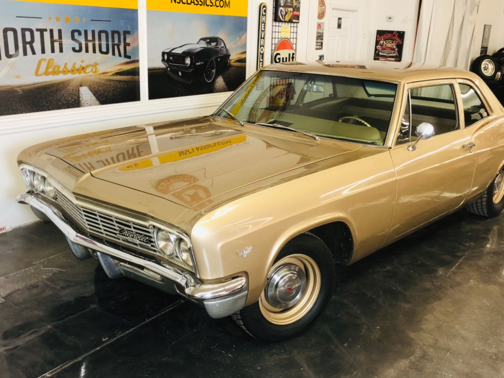 Used 1966 Chevrolet Biscayne -SANDALWOOD GOLD-454/4SPD/12BOLT-RARE FIND! MUSCLE-VIDEO | Mundelein, IL