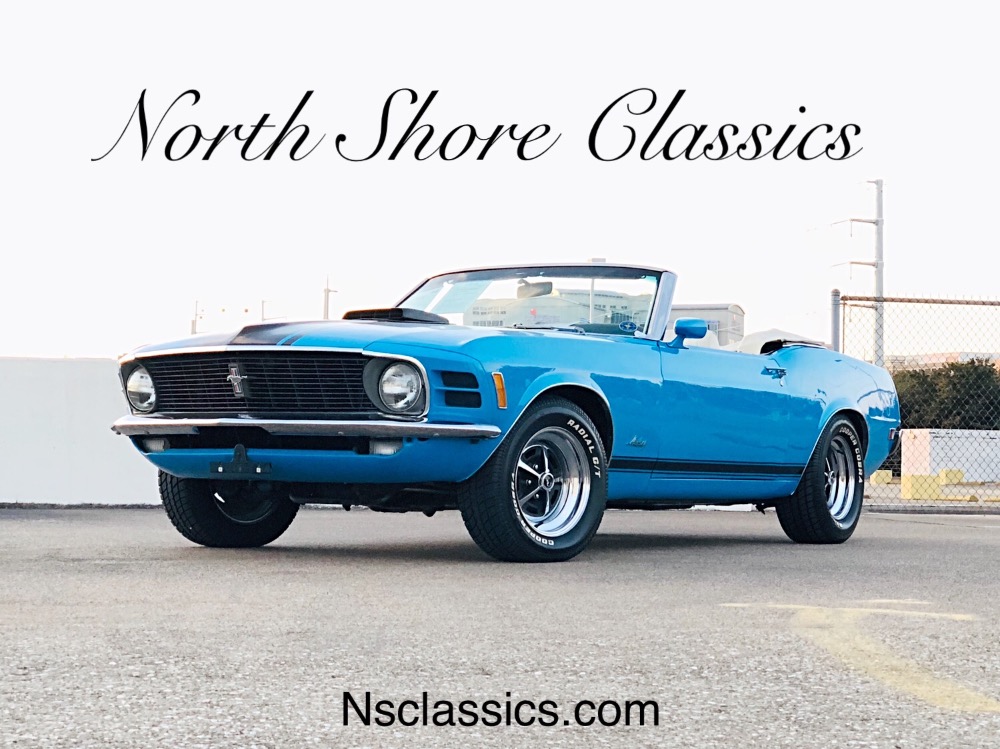 Used 1970 Ford Mustang -SHAKER MARTI REPORT CONVERTIBLE RESTORED MAGNUM WHEELS-VIDEO | Mundelein, IL