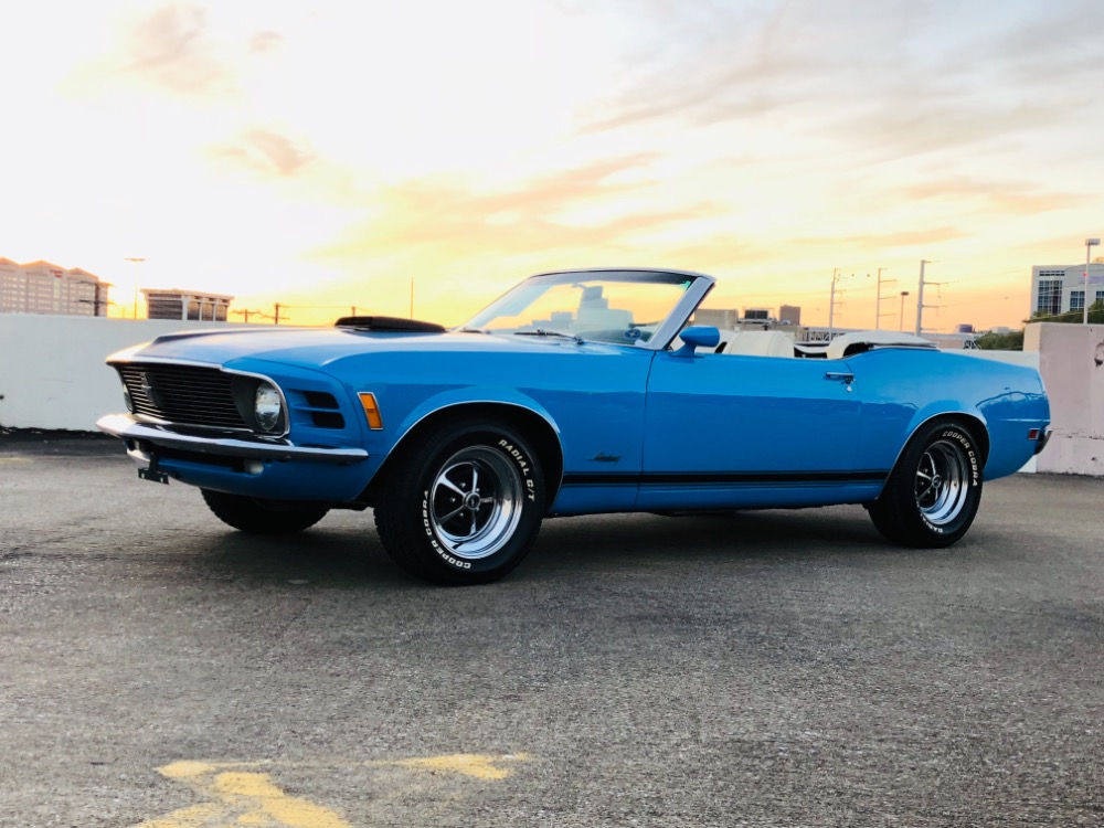 Used 1970 Ford Mustang -SHAKER MARTI REPORT CONVERTIBLE RESTORED MAGNUM WHEELS-VIDEO | Mundelein, IL