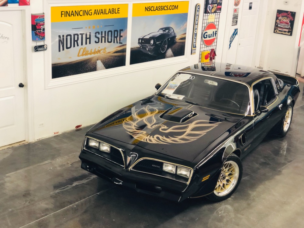 Used 1978 Pontiac Firebird -BANDIT TRANS AM-400 V8-4 SPEED-WS4 PS PB-BLACK-VIDEO | Mundelein, IL