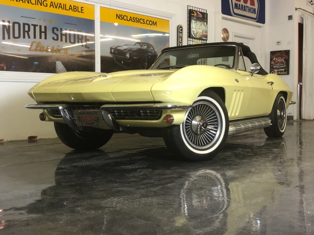 Used 1966 Chevrolet Corvette -PRICE DROP-KNOCK OFFS- CONVERTIBLE- SIDE EXHAUST-VIDEO | Mundelein, IL