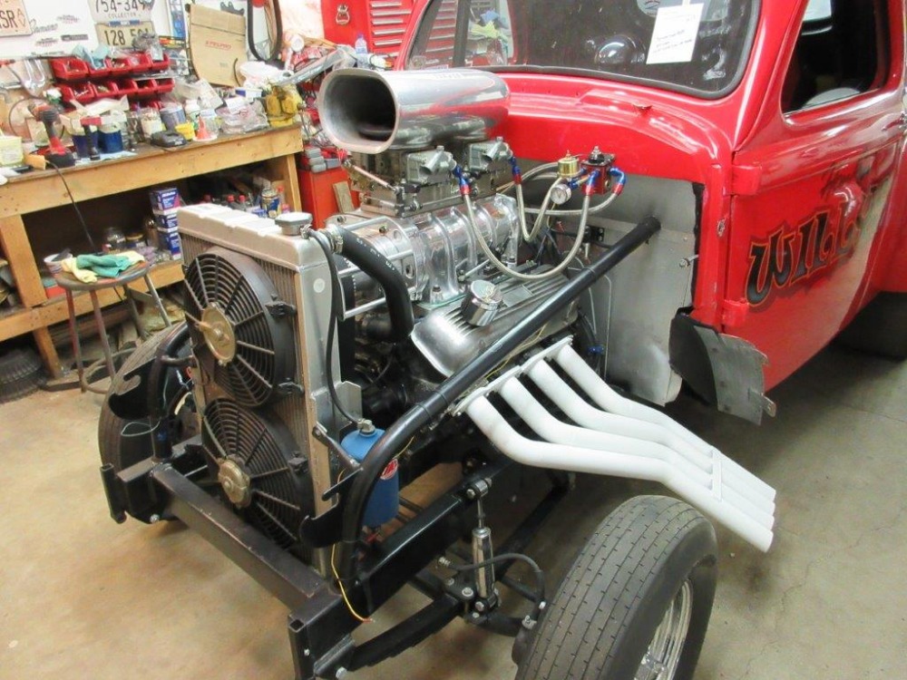 Used 1939 Willys Hot Rod / Street Rod -PRICE DROP!!-HONKIN' WILLYS - VINTAGE DRAG CAR- '41 TILT FRONT END- BLOWN | Mundelein, IL