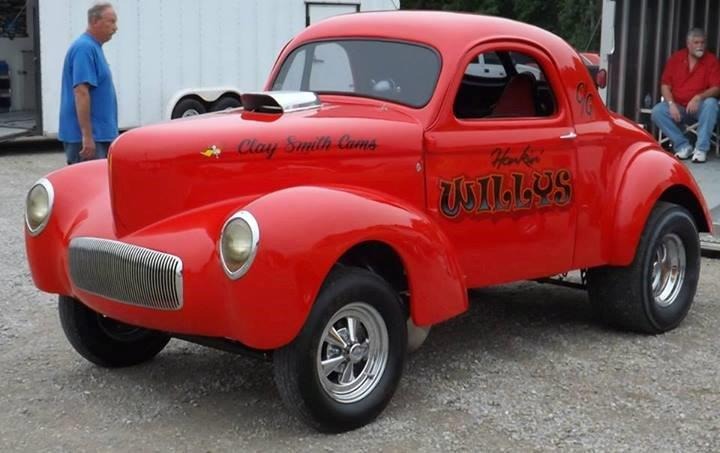 Used 1939 Willys Hot Rod / Street Rod -PRICE DROP!!-HONKIN' WILLYS - VINTAGE DRAG CAR- '41 TILT FRONT END- BLOWN | Mundelein, IL