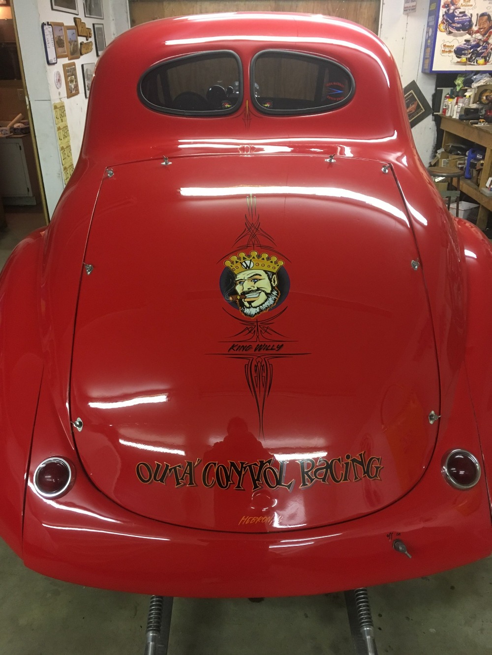 Used 1939 Willys Hot Rod / Street Rod -PRICE DROP!!-HONKIN' WILLYS - VINTAGE DRAG CAR- '41 TILT FRONT END- BLOWN | Mundelein, IL