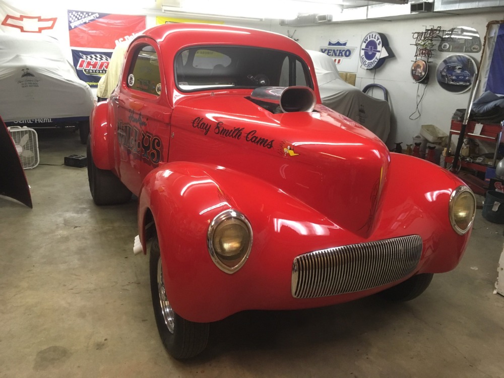 Used 1939 Willys Hot Rod / Street Rod -PRICE DROP!!-HONKIN' WILLYS - VINTAGE DRAG CAR- '41 TILT FRONT END- BLOWN | Mundelein, IL