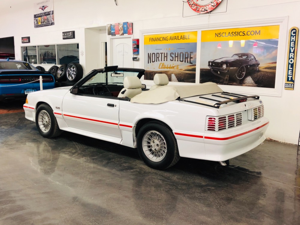 Used 1987 Ford Mustang -GT CONVERTIBLE TRIPLE WHITE ONLY 17k MILES-VIDEO | Mundelein, IL