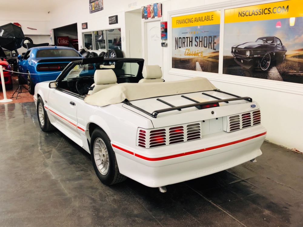 Used 1987 Ford Mustang -GT CONVERTIBLE TRIPLE WHITE ONLY 17k MILES-VIDEO | Mundelein, IL