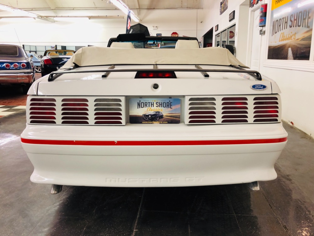 Used 1987 Ford Mustang -GT CONVERTIBLE TRIPLE WHITE ONLY 17k MILES-VIDEO | Mundelein, IL