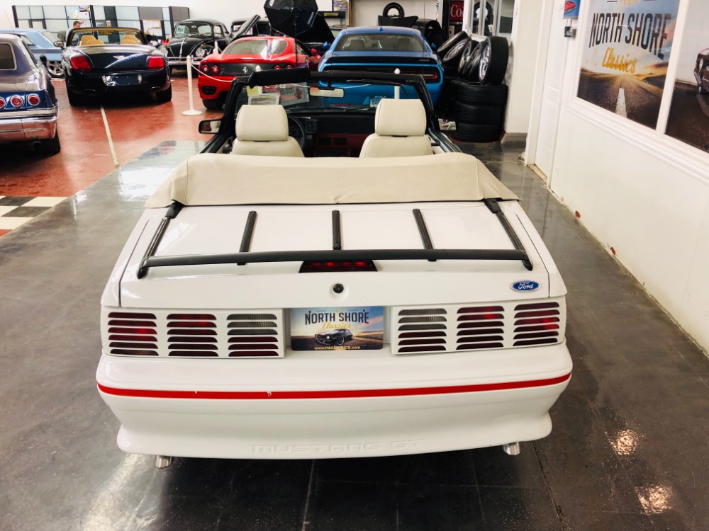Used 1987 Ford Mustang -GT CONVERTIBLE TRIPLE WHITE ONLY 17k MILES-VIDEO | Mundelein, IL