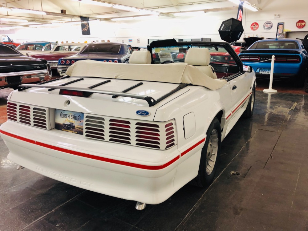 Used 1987 Ford Mustang -GT CONVERTIBLE TRIPLE WHITE ONLY 17k MILES-VIDEO | Mundelein, IL