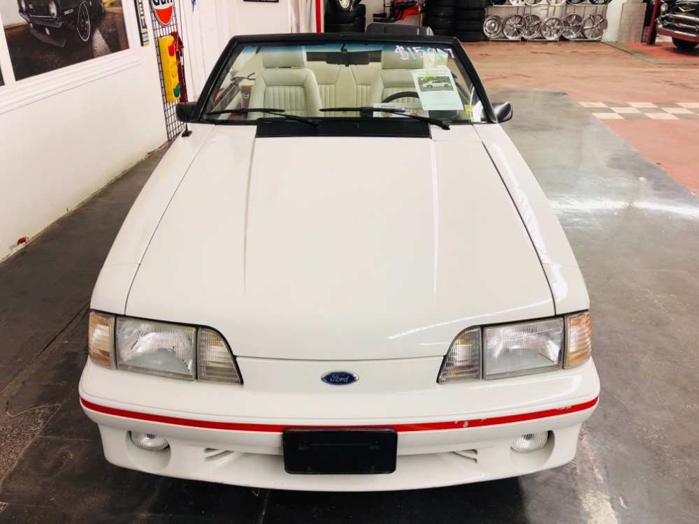 Used 1987 Ford Mustang -GT CONVERTIBLE TRIPLE WHITE ONLY 17k MILES-VIDEO | Mundelein, IL